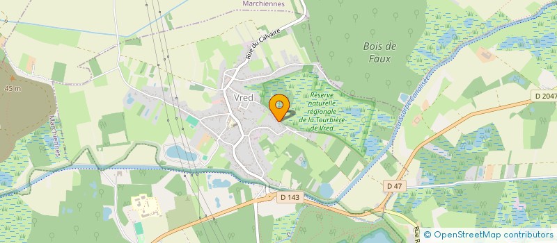 localisation de l'entreprise SCI J.C.A.C.P.  VRED