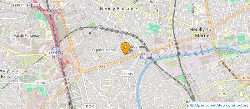 localisation de l'entreprise SCI J.C.B  LE PERREUX-SUR-MARNE