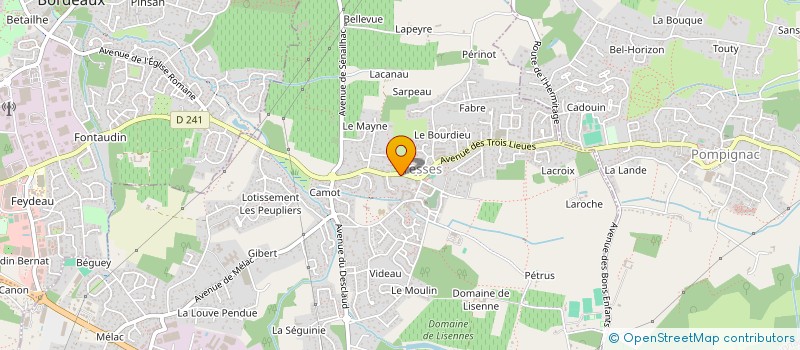 localisation de l'entreprise SCI J.C.B.C  TRESSES