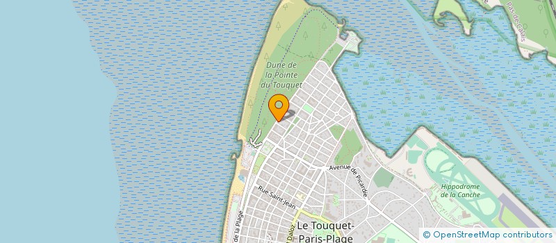 localisation de l'entreprise SCI J C C à LE TOUQUET-PARIS-PLAGE