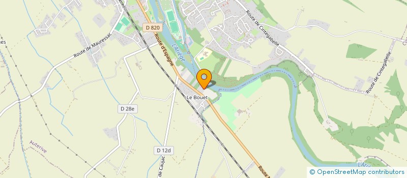 localisation de l'entreprise SCI J C C  AUTERIVE