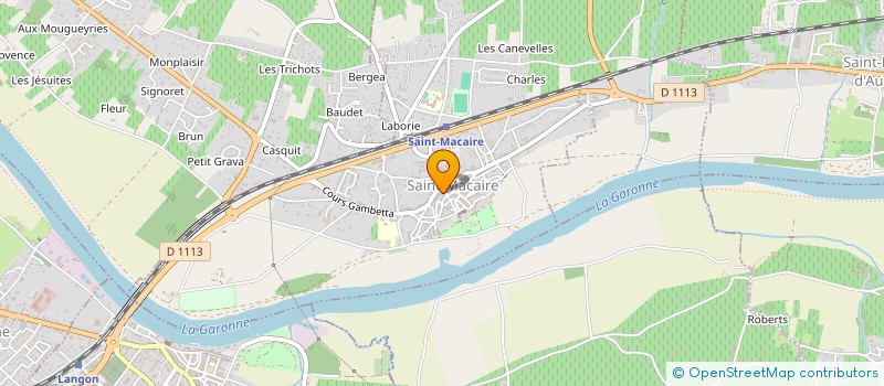 localisation de l'entreprise SCI J.C.D.B.  SAINT-MACAIRE