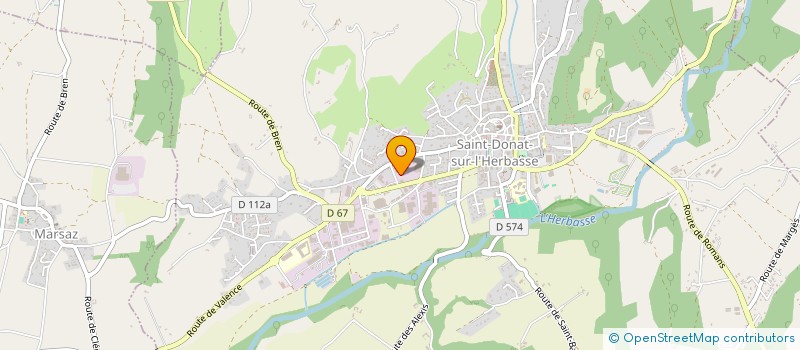 localisation de l'entreprise SCI J.C. DIDIER  SAINT-DONAT-SUR-L'HERBASSE