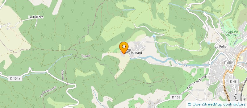 localisation de l'entreprise SCI J.C.F. IMMO  TULLINS