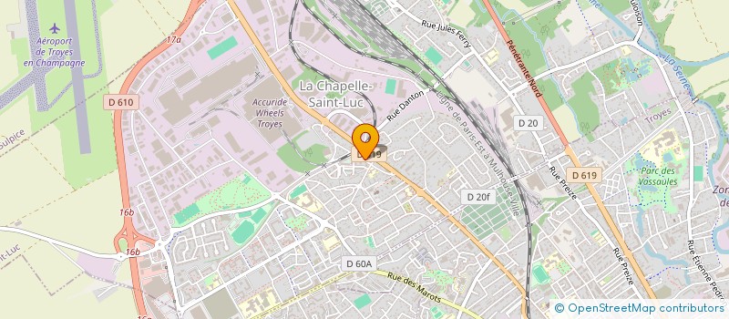 localisation de l'entreprise SCI J C G à LA CHAPELLE-SAINT-LUC