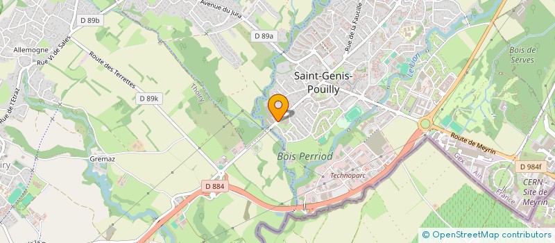 localisation de l'entreprise SCI J.C.I. à SAINT-GENIS-POUILLY