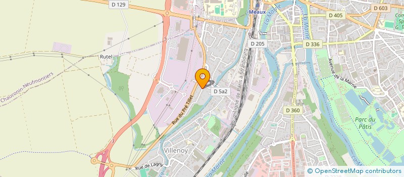 localisation de l'entreprise SCI J.C.J.L  VILLENOY