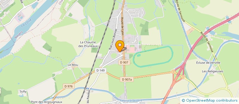 localisation de l'entreprise SCI J.C.L.  SERMOISE SUR LOIRE