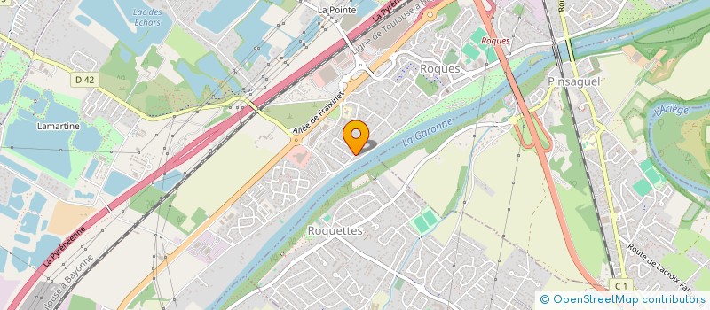 localisation de l'entreprise SCI J.C.L  LACROIX-FALGARDE