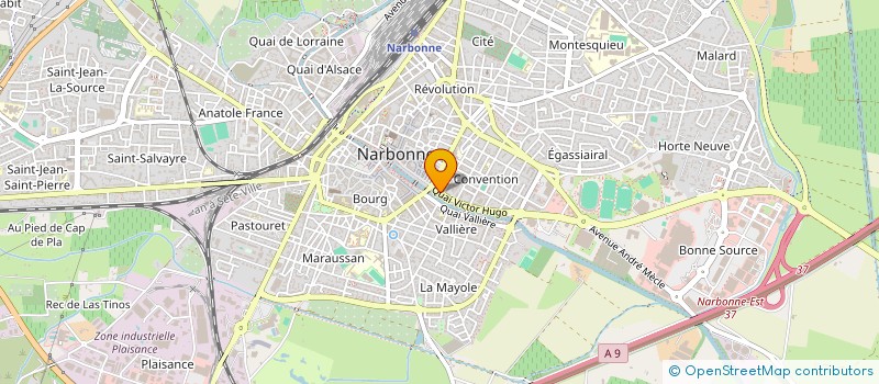 localisation de l'entreprise SCI J.C.M. 2 à NARBONNE