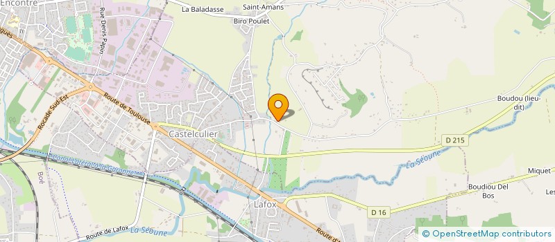 localisation de l'entreprise SCI J C M  CASTELCULIER