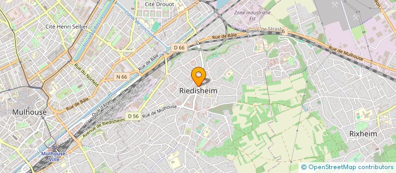 localisation de l'entreprise SCI J.C.M.C.  MULHOUSE