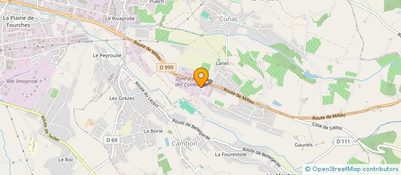 localisation de l'entreprise SCI J.C.M.D.  CAMBON