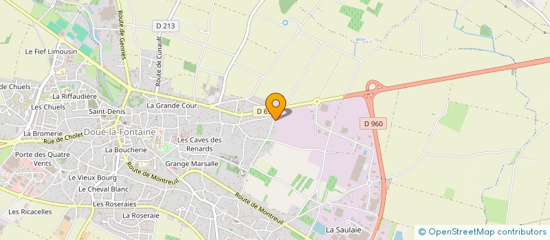 localisation de l'entreprise SCI J.C.M.V. LOLA  DOUE-EN-ANJOU