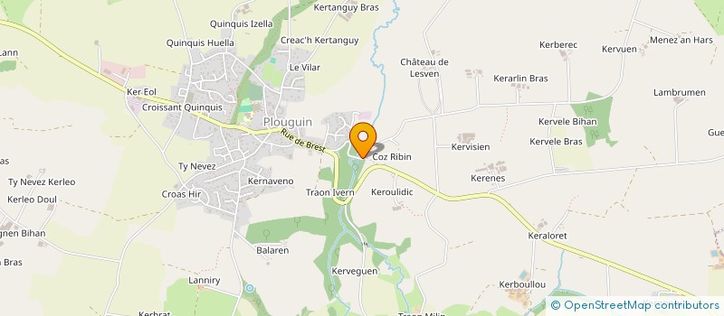 localisation de l'entreprise SCI J.C.P.  PLOUGUIN