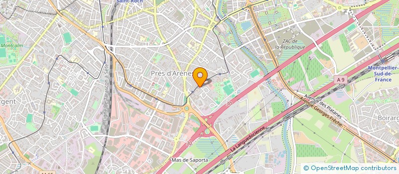 localisation de l'entreprise SCI J C S à MONTPELLIER