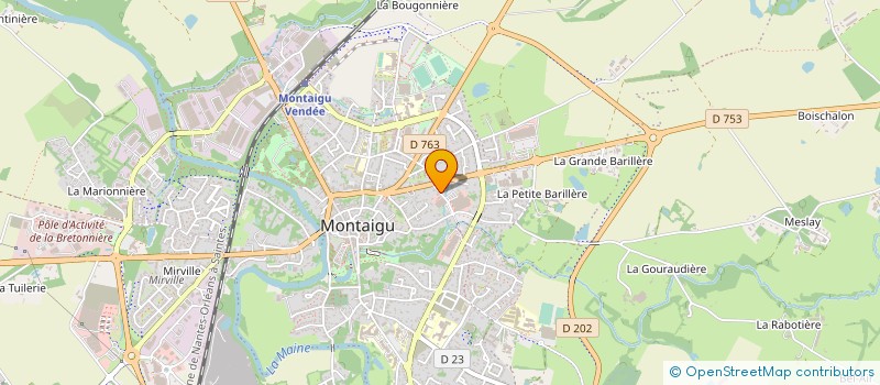 localisation de l'entreprise SCI J CHIRON ET SES ENFANTS à MONTAIGU-VENDEE