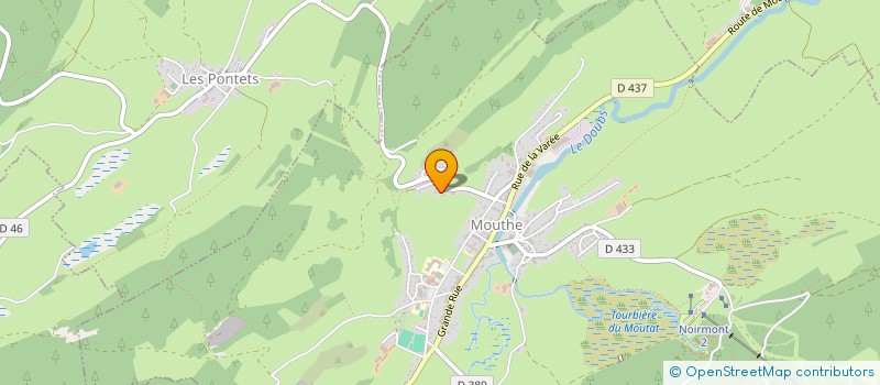 localisation de l'entreprise SCI J-COD  MOUTHE