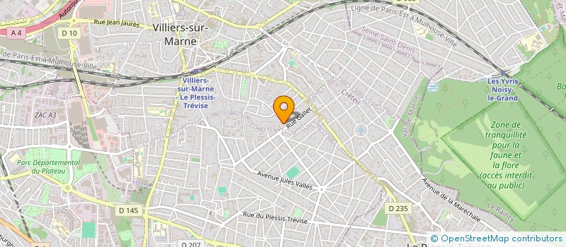 localisation de l'entreprise SCI J. CORP  VILLIERS-SUR-MARNE