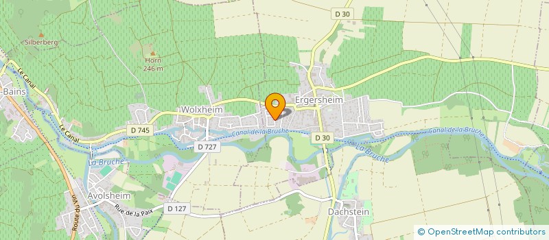 localisation de l'entreprise SCI J.D.  DORLISHEIM