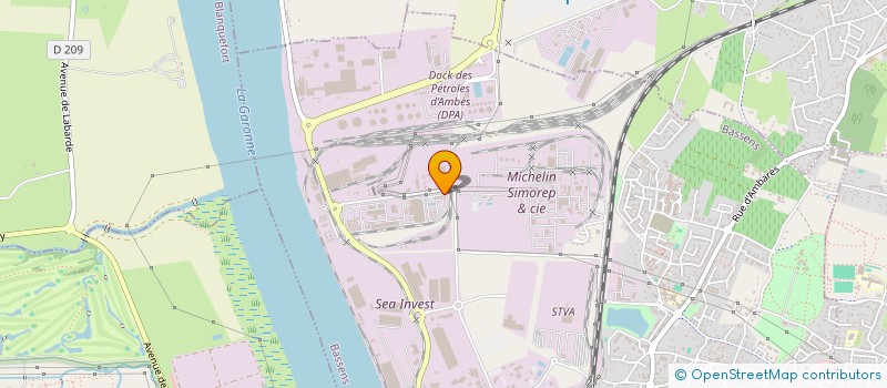 localisation de l'entreprise SCI J.D  BASSENS