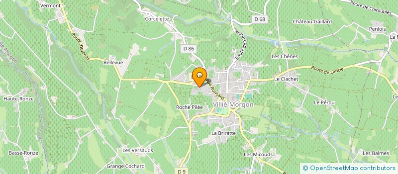 localisation de l'entreprise SCI J.D.  VILLIE-MORGON