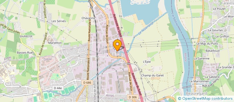 localisation de l'entreprise SCI J-D.  ARNAS