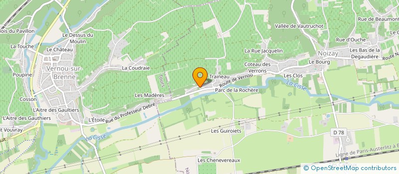 localisation de l'entreprise SCI J.D.A.M  NOIZAY