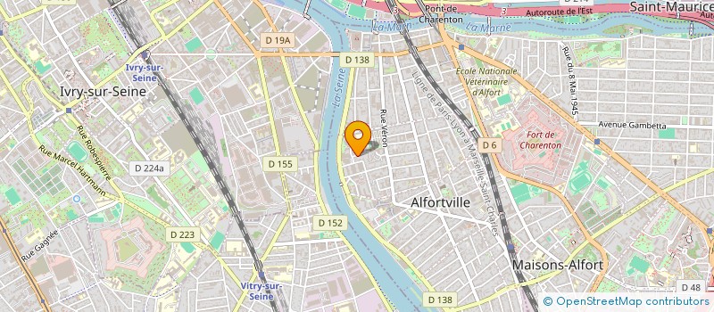 localisation de l'entreprise SCI J.D.F. à ALFORTVILLE