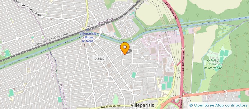 localisation de l'entreprise SCI J.D.G  VILLEPARISIS