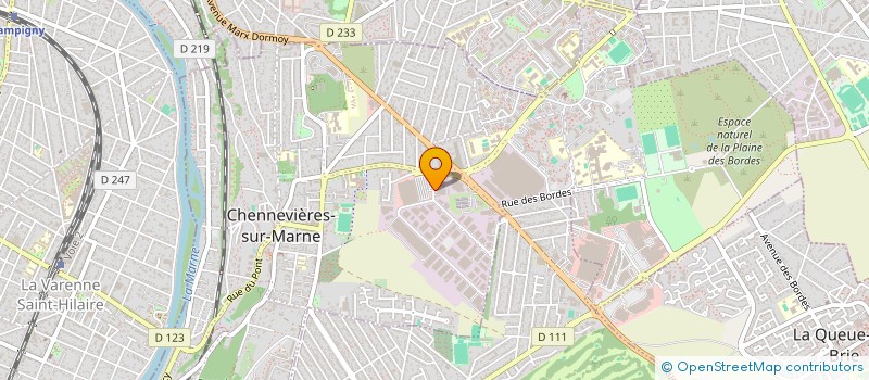 localisation de l'entreprise SCI J.D.S. INVEST  CHENNEVIERES-SUR-MARNE