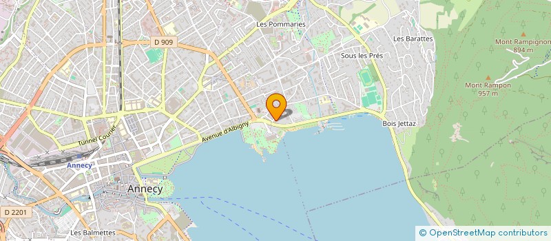 localisation de l'entreprise SCI J DE CONINCK à ANNECY