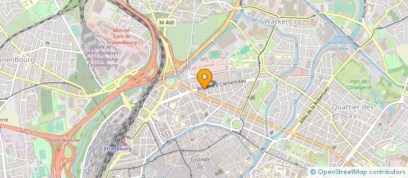 localisation de l'entreprise SCI J + E à STRASBOURG