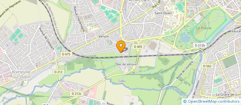localisation de l'entreprise SCI J E à CAEN