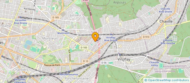 localisation de l'entreprise SCI J.E.A.N'S MILROY à VERSAILLES