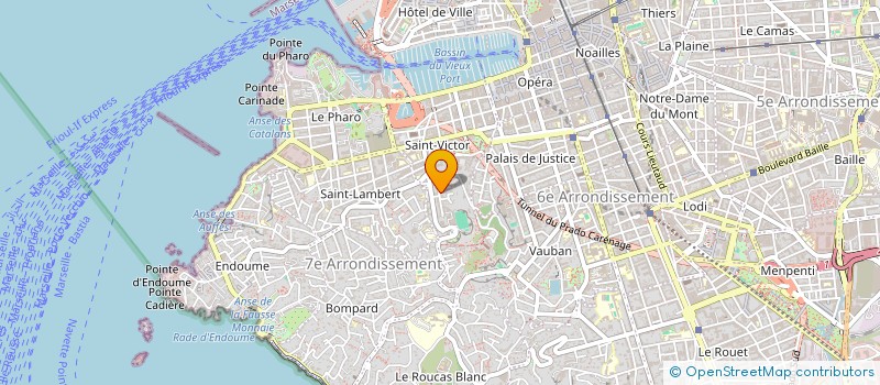 localisation de l'entreprise SCI J.E.B à MARSEILLE