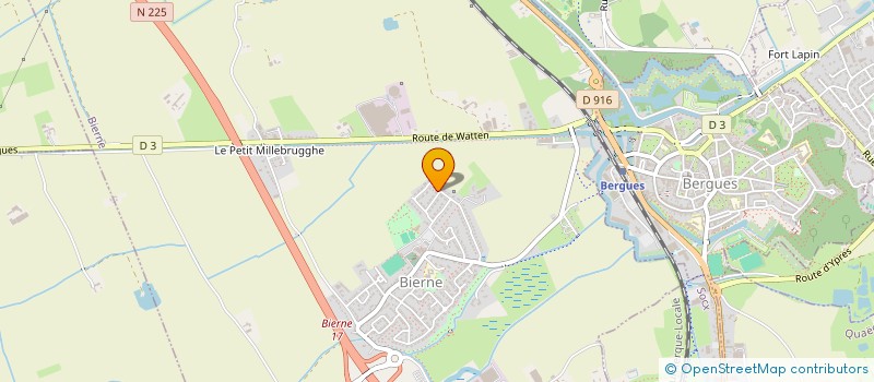 localisation de l'entreprise SCI J.E.B.  LEFFRINCKOUCKE