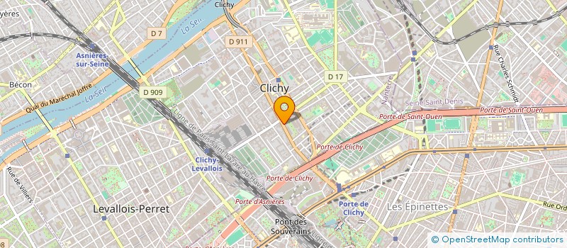 localisation de l'entreprise SCI J.E.C. à CLICHY