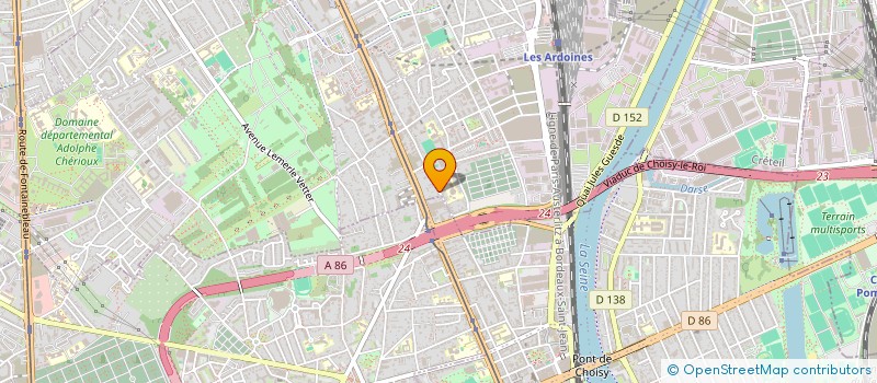 localisation de l'entreprise SCI J.E COSTA  VITRY-SUR-SEINE