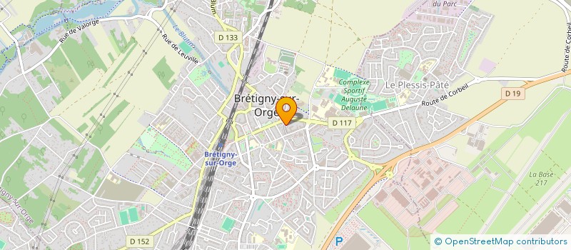 localisation de l'entreprise SCI J E D à BRETIGNY-SUR-ORGE