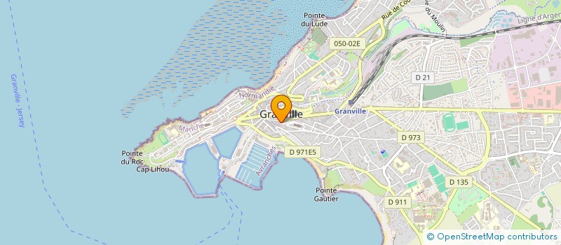 localisation de l'entreprise SCI J.E.D. à GRANVILLE