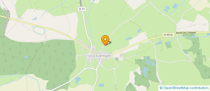 localisation de l'entreprise SCI J.E.J. à VICQ-EXEMPLET