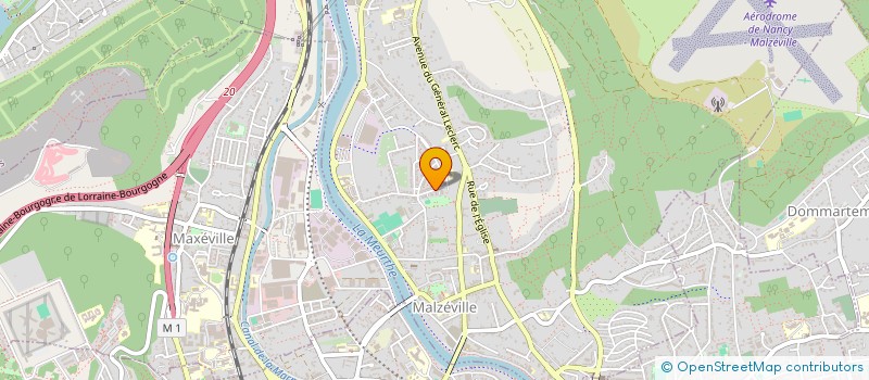 localisation de l'entreprise SCI J.E.M.  MALZEVILLE