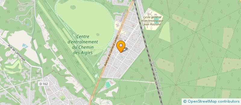 localisation de l'entreprise SCI J.E.M.I.O.  CHANTILLY