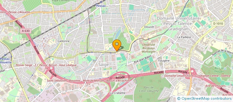 localisation de l'entreprise SCI J.E.S.  PESSAC