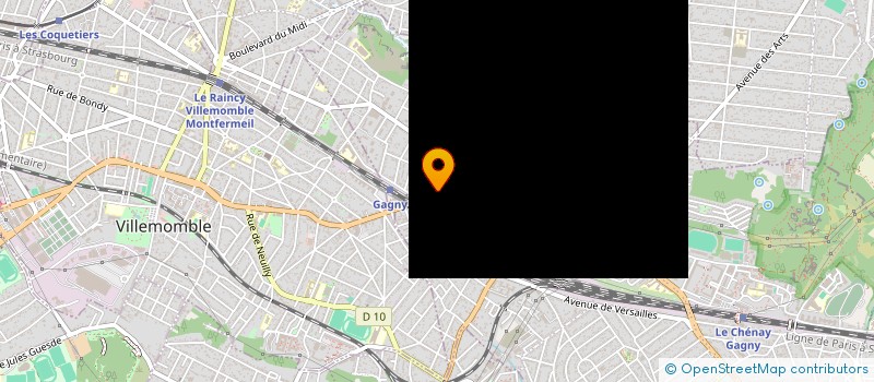localisation de l'entreprise SCI J ET C  GAGNY