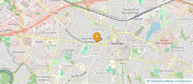 localisation de l'entreprise SCI J ET F NIAUSSAT à VANNES