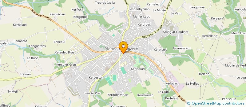 localisation de l'entreprise SCI J ET J DUBOSSE  PLONEOUR-LANVERN