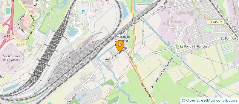 localisation de l'entreprise SCI J ET L BOUCHEZ  FRETHUN