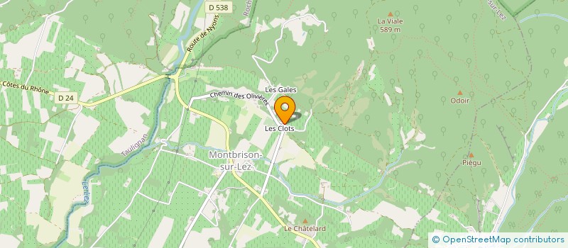 localisation de l'entreprise SCI J.ET N.POURBAIX  ROUSSET-LES-VIGNES